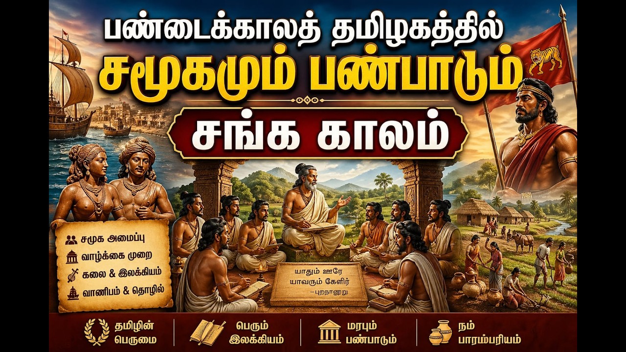 VIDEO-13💥UNIT 6 I பண்டைக்காலத் தமிழகத்தில் சமூகமும் பண்பாடு?
