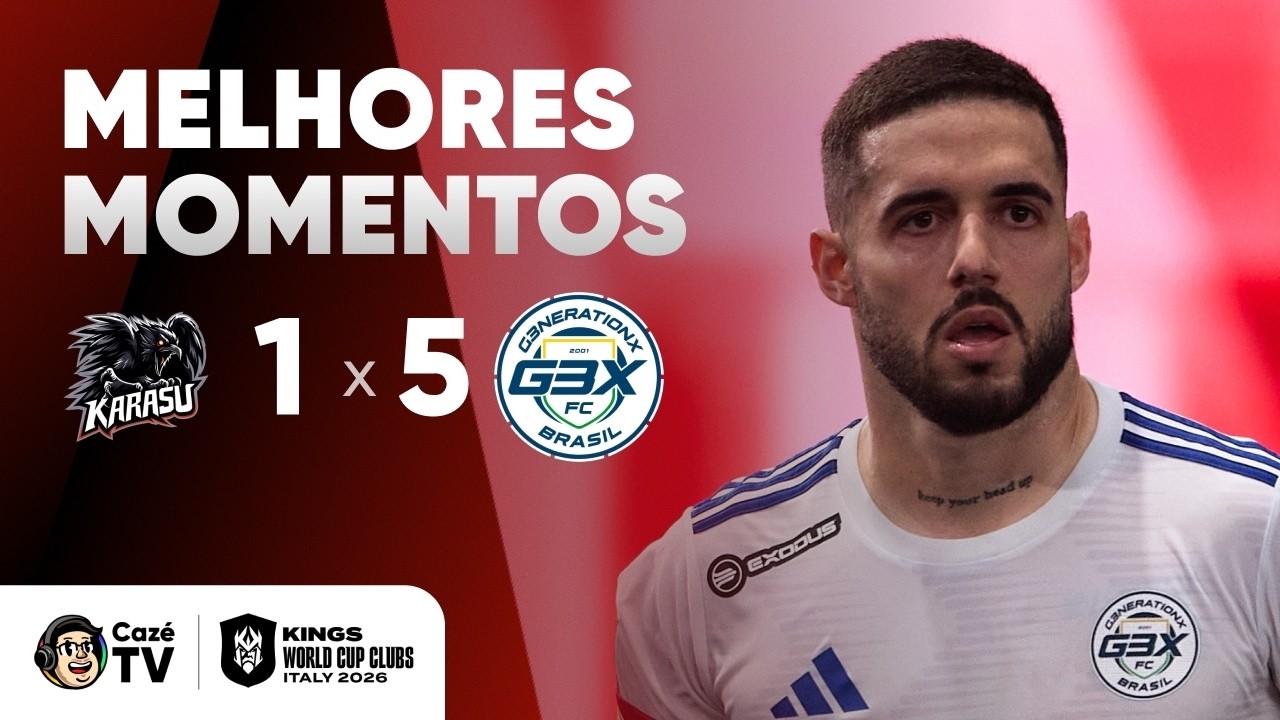 MELHORES MOMENTOS: KARASU 1 X 5 G3X FC | COPA DO MUNDO DE CLUBES KINGS LEAGUE | 1ª RODADA
