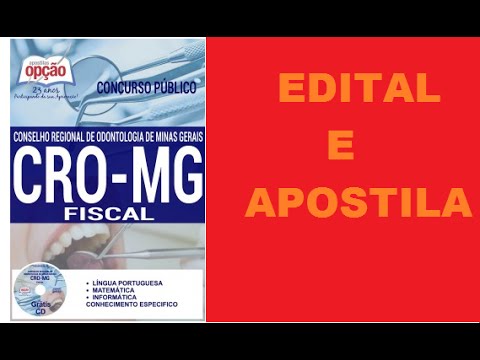 Apostila Edital Concurso CRO MG 2016 Apostila Fiscal