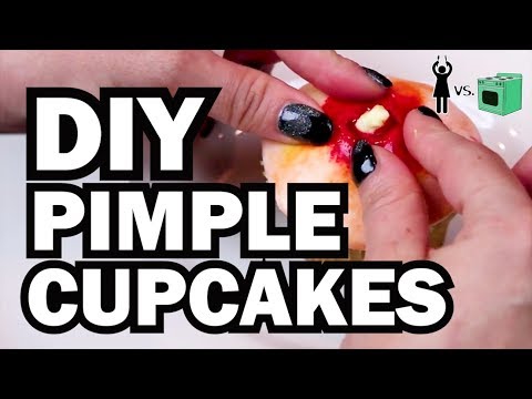 DIY Pimple Cupcakes, Corinne VS Cooking #12