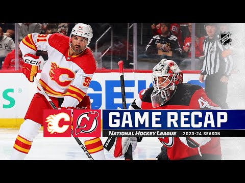 Flames @ Devils 2/8 | NHL Highlights 2024