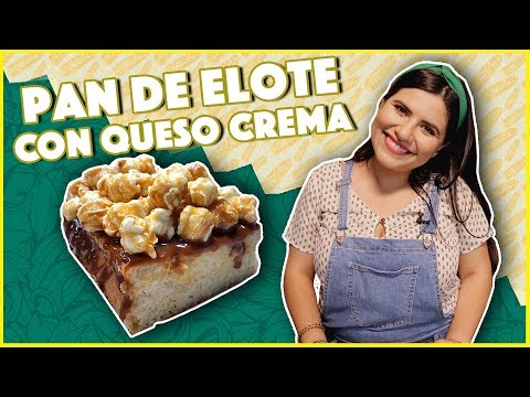 Cómo hacer pan de elote con queso crema | Cocina Delirante