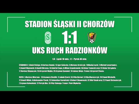2023.08.26 Stadion Śląski II Chorzów - Ruch Radzionków (gole)