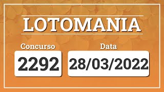 Capa de LOTOMANIA 2292