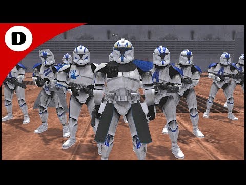 Captain Rex Infiltrates Battle Droid Factory! - Men of War: Star Wars Mod