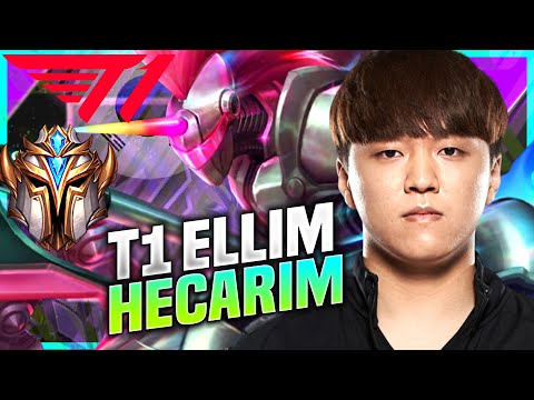 ELLIM IS SO INSANE WITH HECARIM! - T1 Ellim Plays Hecarim Jungle vs Lillia! | KR SoloQ Patch 10.21