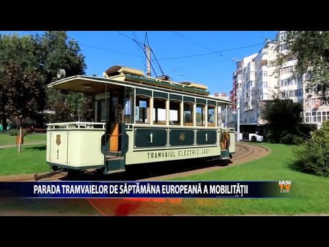 Parada tramvaielor de Săptămâna Europeană a Mobilității - Reportaj Iași TV Life (2023)
