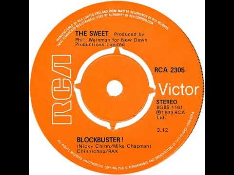UK New Entry 1973 (1) The Sweet - Blockbuster!