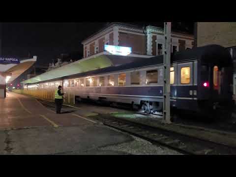 IR 143 "Transilvania" WIEN Hbf - Cluj Napoca soseste in statie cu 10 minute intarziere