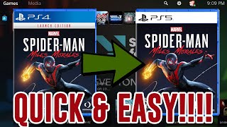 HOW TO UPGRADE YOUR PS4 GAMES TO PS5 (QUICK AND EASY)