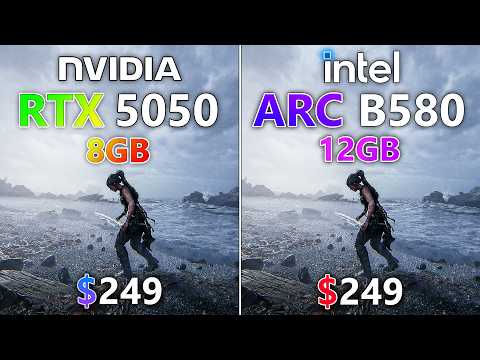 RTX 5050 vs ARC B580 - Test in 16 Games