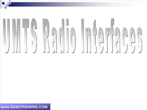 3G4G Training   Radio interfaces & Protocols   UMTS Key technologies
