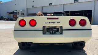 1986 Chevrolet Corvette Convertible Tail Light Operation
