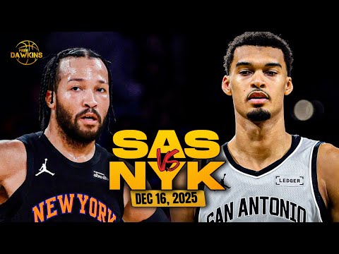San Antonio Spurs vs New York Knicks Full Game Highlights | 2025 NBA Cup Final