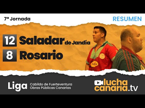 Saladar de Jandía vs Rosario (Resumen) | LUCHA CANARIA