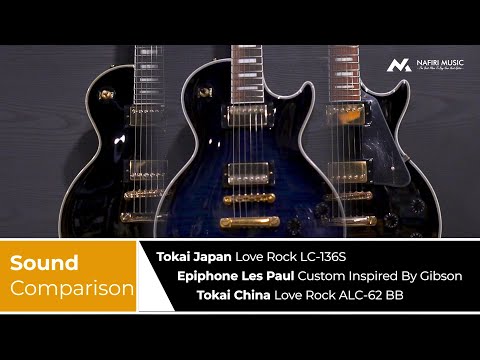 Sound Comparison | Tokai Love Rock Japan, China and Epiphone Les Paul Custom