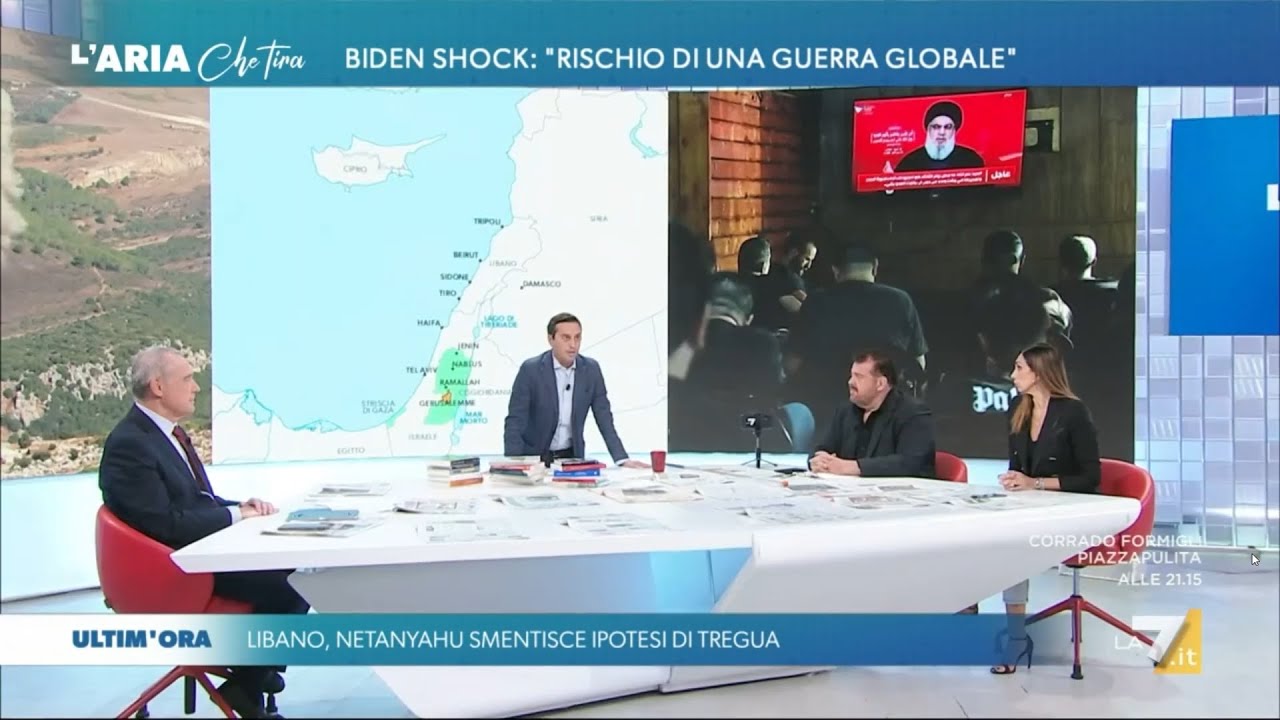 Luigi Crespi ospite a L'Aria Che Tira - 26/09/24 | Clip 1