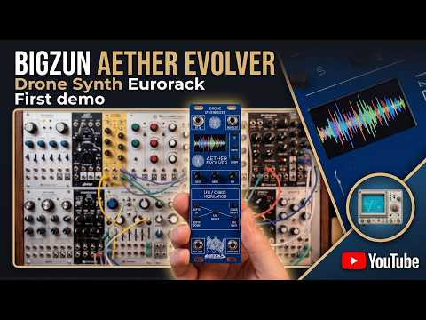 BIGZUN AETHER EVOLVER - Eurorack Drone Synthesizer Module 8HP | Generative Ambient Modular Synth image 6