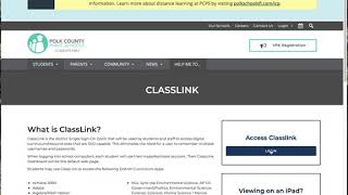 How to Access ClassLink from a Laptop/Desktop