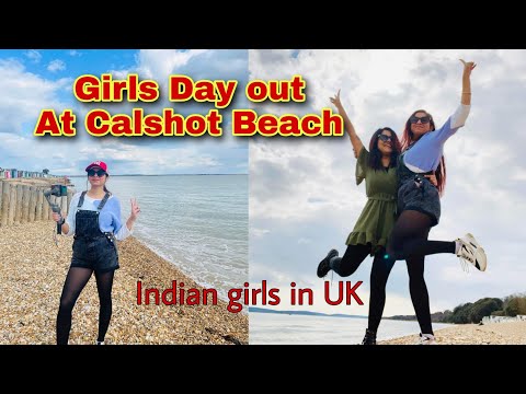 Our First Trip to Beach in UK | Ft. @Monalisa Mukherjee | Calshot Beach | India Girls in UK |