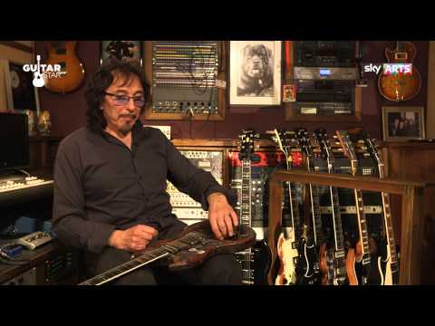 Tony Iommi on his Jaydee 'Old Boy' Custom guitar