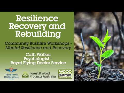 Cath Walker speaks at the Resilience, Recovery and Rebuilding Victorian Bushfire Workshop.
