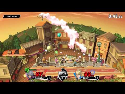 Smash @ Miz's Ultimate 8 - RobbieAK47 (Shulk) vs. Crispy (ZSS) Losers Quarters