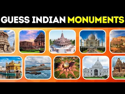 Guess the Indian Monuments ? 🏰🏯| Ultimate Indian Monuments Quiz