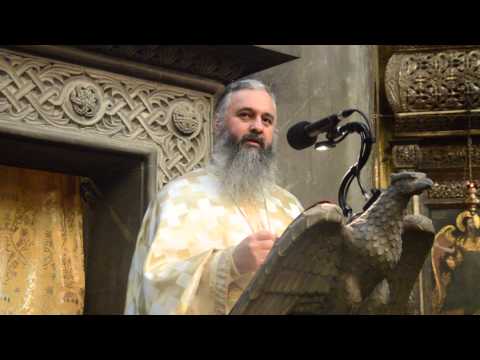 Arhim. Dumitru Cobzaru - Predica la Duminica dinaintea Inaltarii Sfintei Cruci