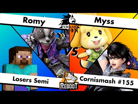 Cornismash #155 | LS | Romy (Steve, Wolf) vs [FT] Myss (Isabelle, Bayonetta)