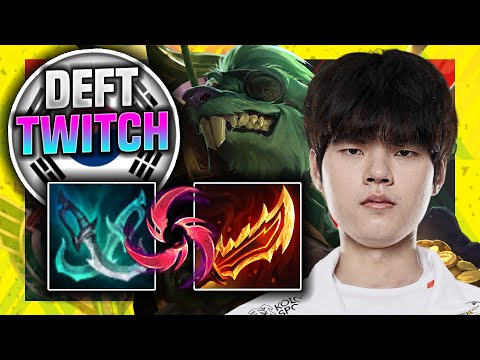DEFT IS A MONSTER WITH TWITCH! - HLE Deft Plays Twitch ADC vs Kog'maw! | Season 11