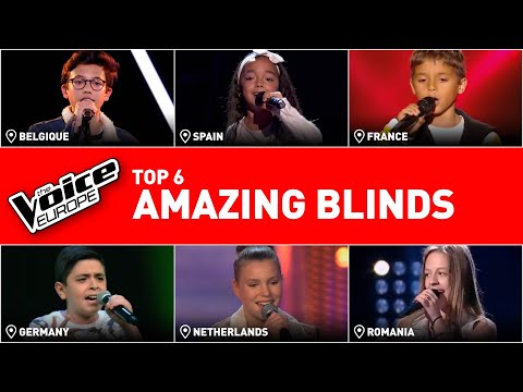You will be shocked by these amazing blinds in The Voice Kids | TOP 6