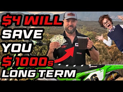 Cheapest and Most Important Dirt Bike Maintenance - KX250