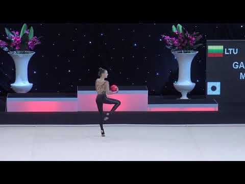 Miss Valentine 2019 Gaiduk Maja RG FIG Junior Ball Final LTU