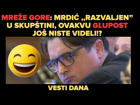 Vesti dana: ,,Informerov ratnik" se olupao u Skupštini Srbije; Jovanov JAPANAC!? Mrdić promrdan