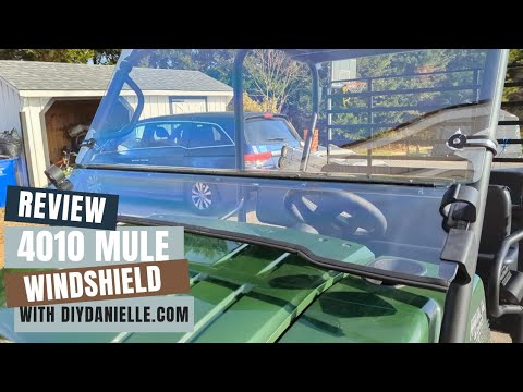 Installation and Review of a Windshield for Kawasaki Mule 4010 Trans UTV: Enhance Your Ride!