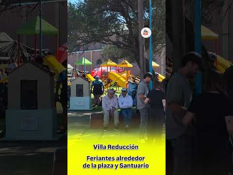 Durante la Fiesta Provincial del Señor de la Buena Muerte en Villa Reducción