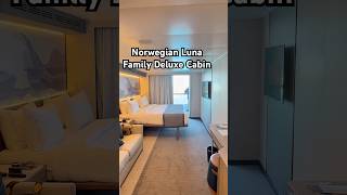 Brand New Norwegian Luna Family Deluxe Balcony Cabin Tour #cruisetour #norwegianluna