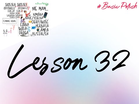 #BASICPOLISH: Genitive singular of feminine nouns (32)