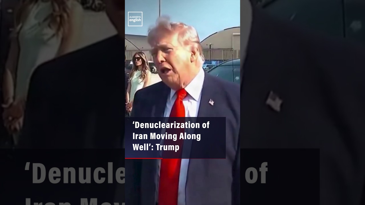 Video | ‘Denuclearization o  Iran Moving Along Well’: Trump