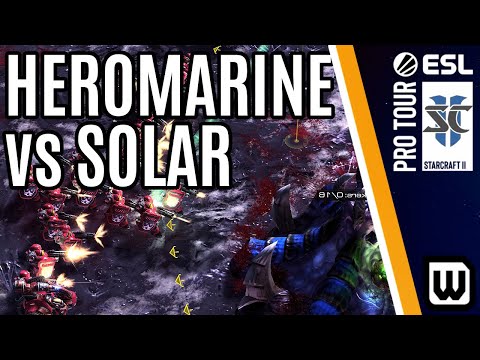 Starcraft 2 ESL Open - HeroMarine (Terran) vs Solar (Zerg)