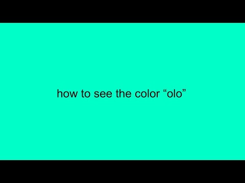 how to see the color "olo"