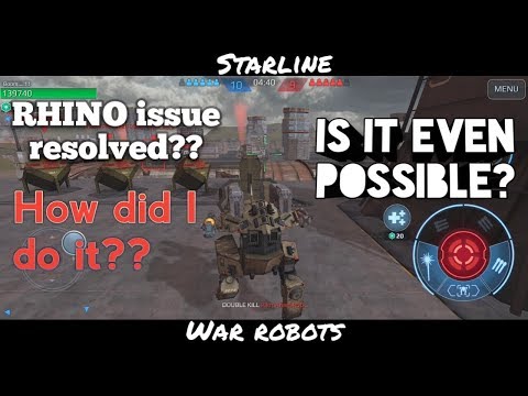 RHINO issue resolved!! War Robots update 5.0.0