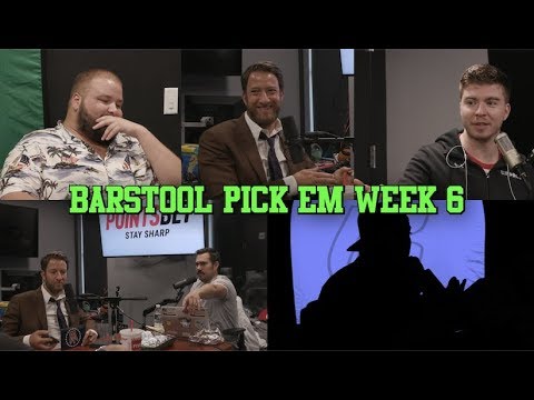 Barstool Pick Em Week 6 Slate