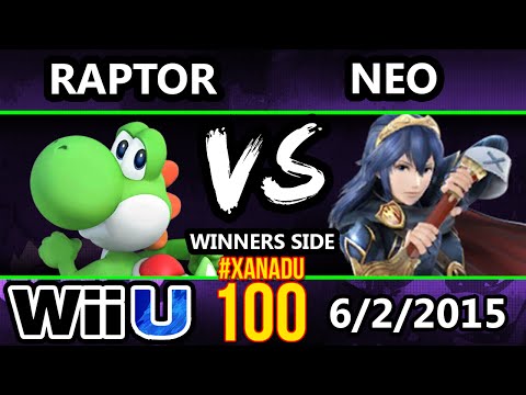 Xanadu 100 - iQHQ | Raptor (Yoshi) Vs. Neo (Sheik, Lucina) SSB4 Tournament - Smash wii U - Smash 4