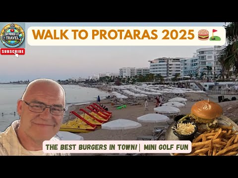 Protaras | From Livas Hotel Burgers & Mini Golf 🍔⛳