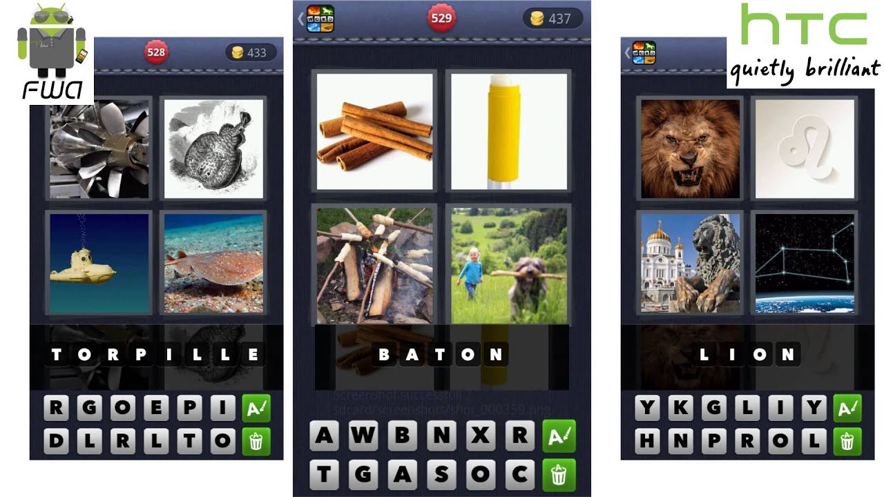 4 Images 1 Mot - niveau 421 à 465 - Apple & Android - Solutions Facile et rapide