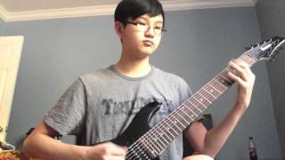 Pennyweight - After the Burial guitar Cover with solo (Tabs in annotations)