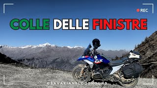 Riding along the stunning Colle Delle Finestre, on my BMW R 1300 GS Trophy