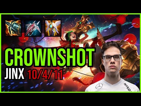CROWNSHOT - JINX vs EZREAL ADC - EUW Grandmaster - Patch 11.4